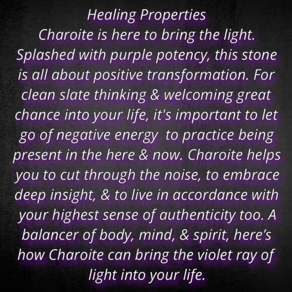 Learn About Charoite 💜 - Picture 6 of 16